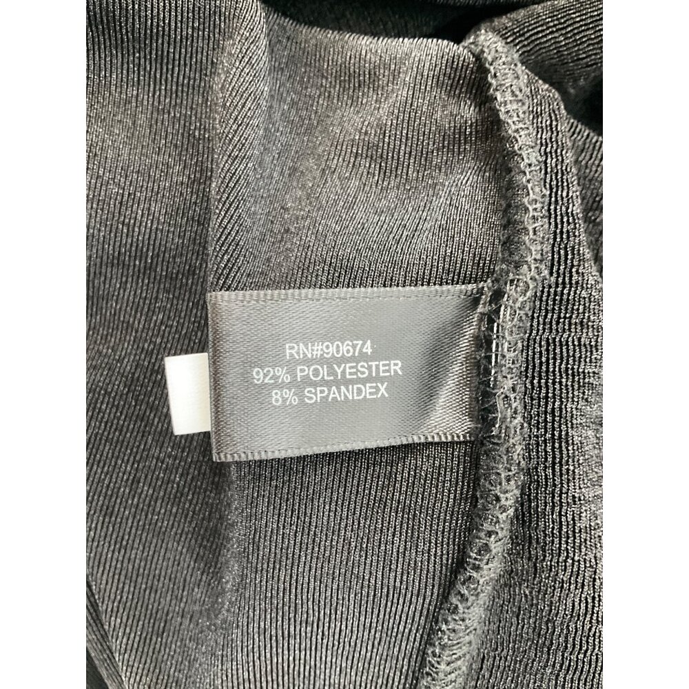 Boston Proper size large cowl neck Long Sleeve Black Knit Top - Picture 8 of 8
